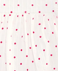 First Impressions Baby Girls' Simple Dot Cotton Sunsuit, Macy's Exclusive