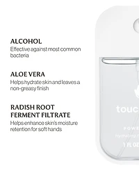 Touchland Power Mist Rainwater Hydrating Hand Sanitizer, 1 oz.