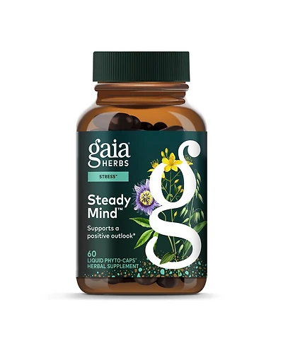 Gaia Herbs Emotional Balance - Stress Support Supplement to Help the Body Cope with Stress - With St. John s Wort, Passionflower, Vervain, and Oats