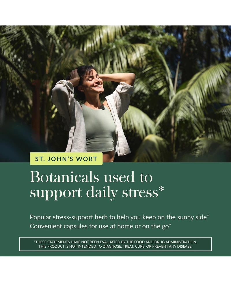 Gaia Herbs St. John's Wort - Natural Stress Support Supplement - With St. John's Wort