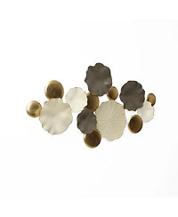 LuxenHome Modern Abstract Metal Wall Art, 45.7" W Contemporary Home Decor