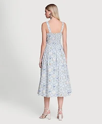 Avec Les Filles Women's Corset Top Midi Dress