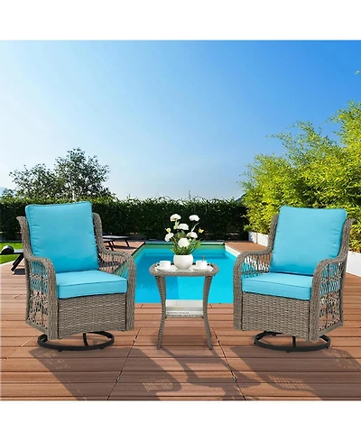 gaomon 3-Piece Outdoor Patio Bistro Set