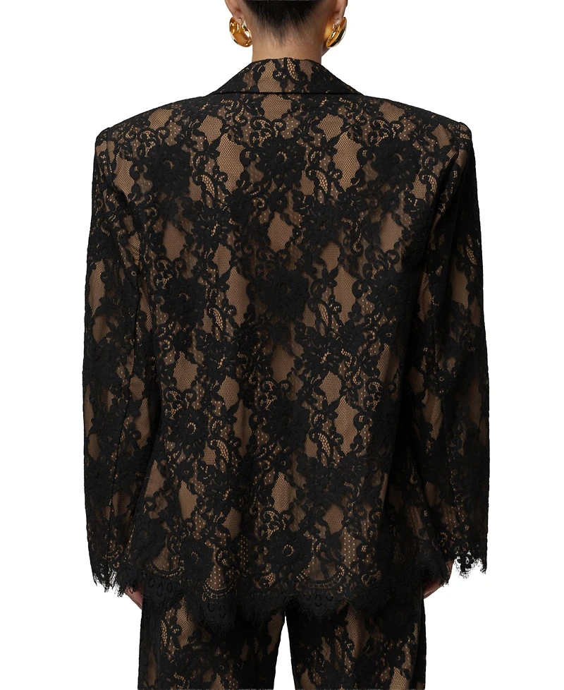 Jluxlabel Women's Lace and Desire Blazer