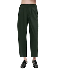 Nocturne Women's Forest Cropped Cigarette Trousers