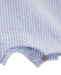 Guess Baby Boys' Short-Sleeve Bodysuit and Seersucker Shortall, 2-Piece Set