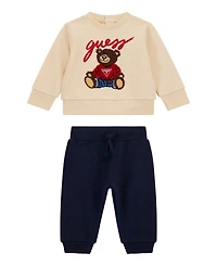Guess Baby Boys' Knit Top and Pants, 2-Piece Set