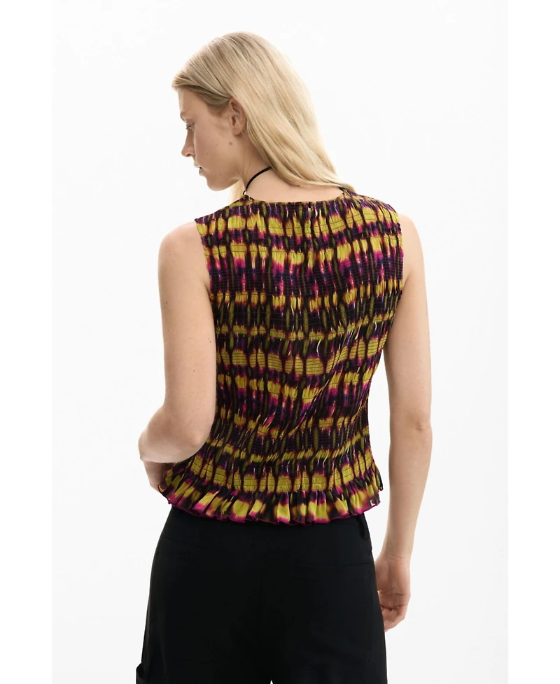 Desigual Women's Printed sleeveless blouse