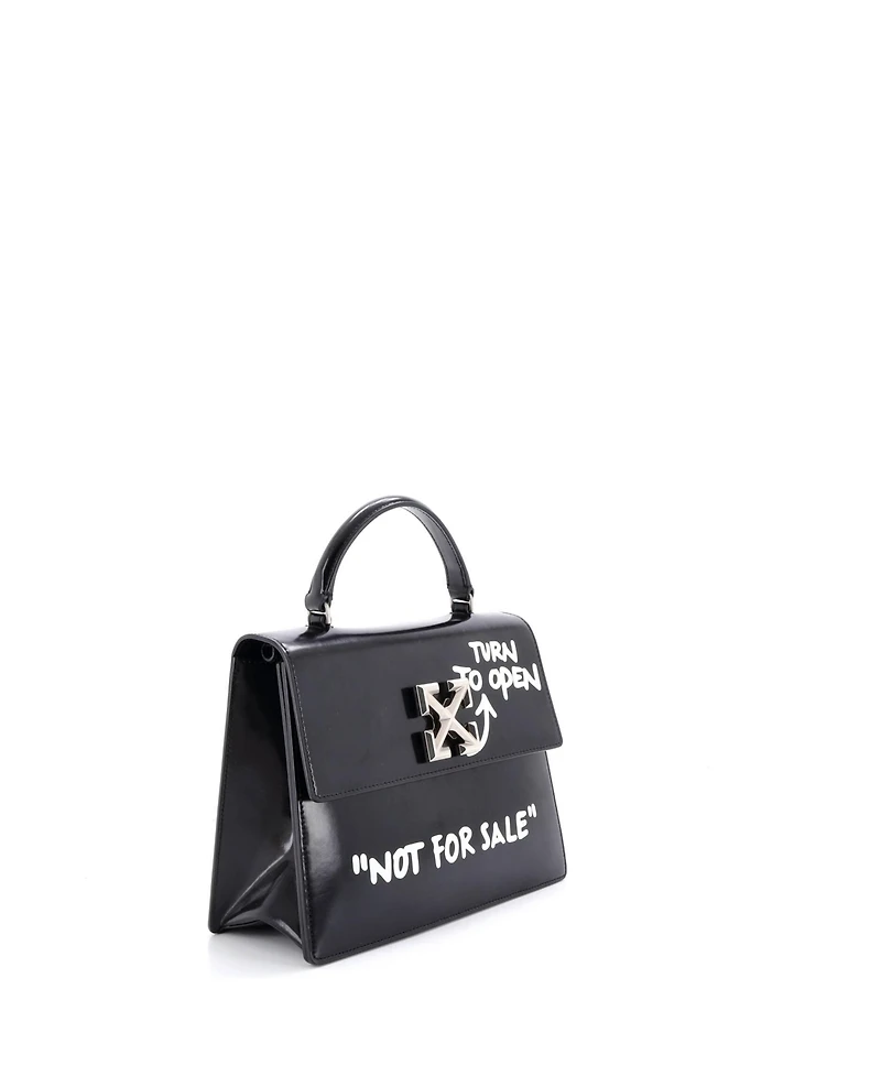 Pre-Owned Off White Jitney 2.8 Bag Printed Leather