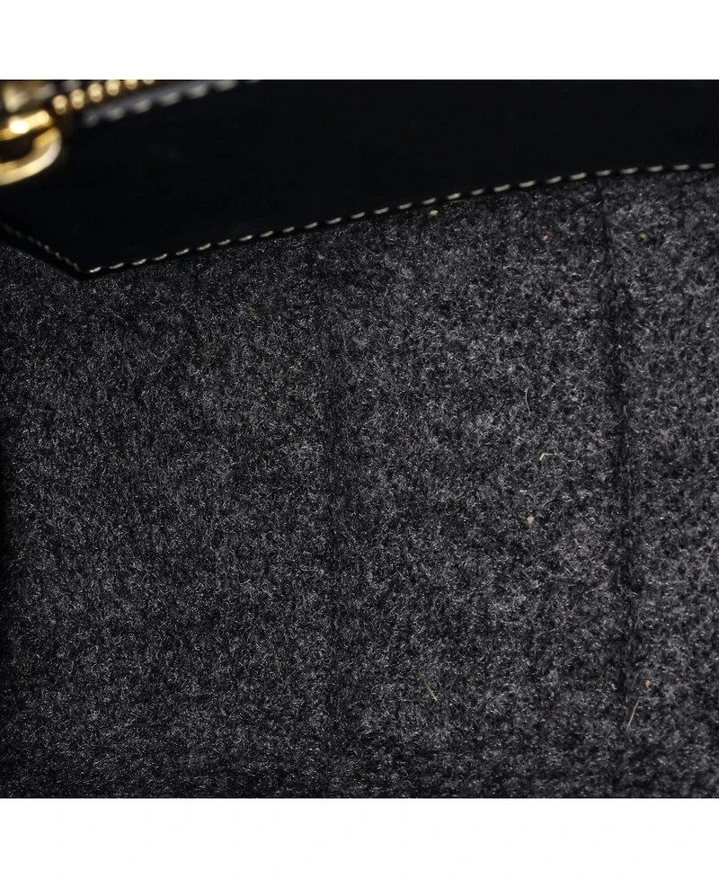 Pre-Owned Chloe Small Woody Tote Felt with Leather and Canvas