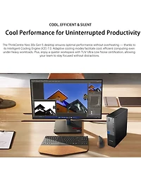 Lenovo ThinkCentre Small Form Factor Business Desktop, Intel Core i7-13620H, 64GB DDR5, 2TB Ssd, Wired Kb & Mouse, Windows 11 Pro