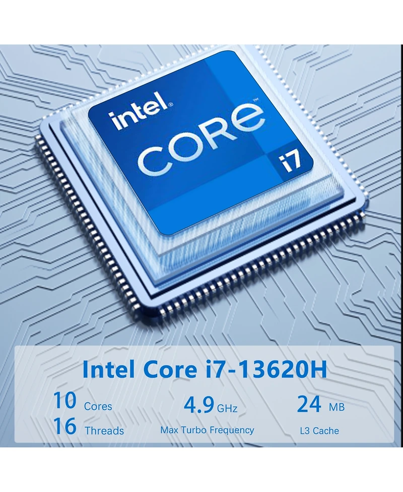 Lenovo ThinkCentre Small Form Factor Business Desktop, Intel Core i7-13620H, 64GB DDR5, 2TB Ssd, Wired Kb & Mouse, Windows 11 Pro