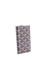 Pre-Owned Goyard Medium Vertical Bifold Wallet Coated Canvas