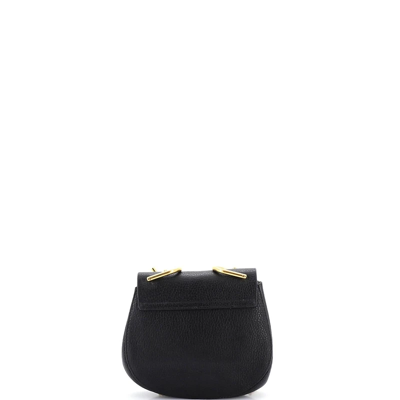 Pre-Owned Chloe Mini Drew Crossbody Bag Leather