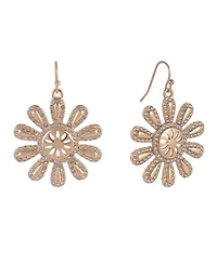 Rachel Rachel Roy Sunburt Drop Earrings with Pave Stone Accents