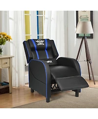 Gymax Massage Gaming Recliner Chair Racing Single Lounge Sofa Home Theater Seat