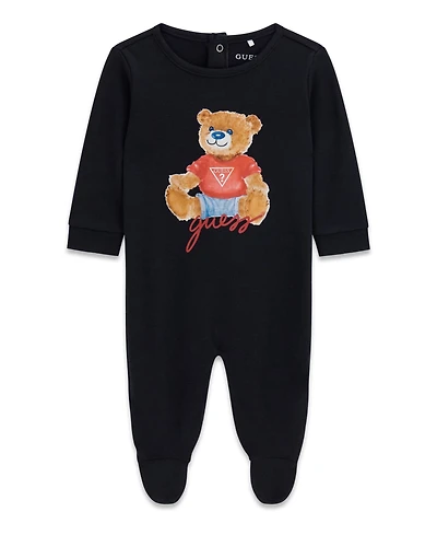 Guess Baby Boys' Interlock Footed Coverall
