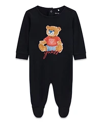 Guess Baby Boys' Interlock Footed Coverall