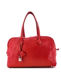 Pre-Owned HERMES 35 Victoria Ii Bag Clemence