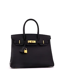 Pre-Owned HERMES Birkin 30 Handbag Epsom with Gold Hardware
