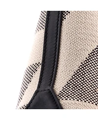 Pre-Owned HERMES Cabas H en Biais Tote Canvas with Leather