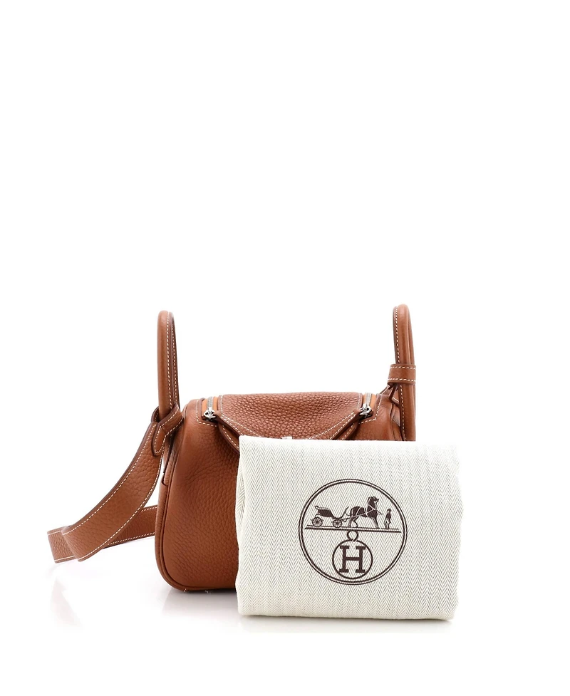 Pre-Owned HERMES Mini Lindy Bag Clemence