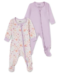 Huggies Baby Girls' Viscose Coverall, 2-Pack