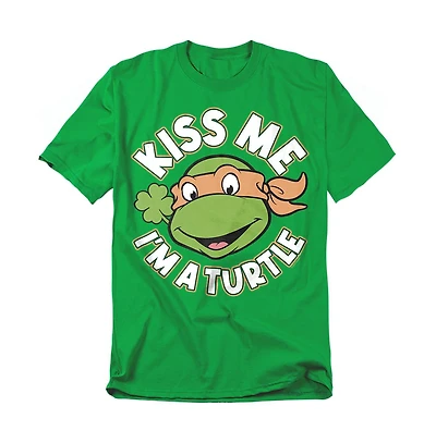Teenage Mutant Ninja Turtles Big & Tall St. Patrick's Day Kiss Me T-Shirt