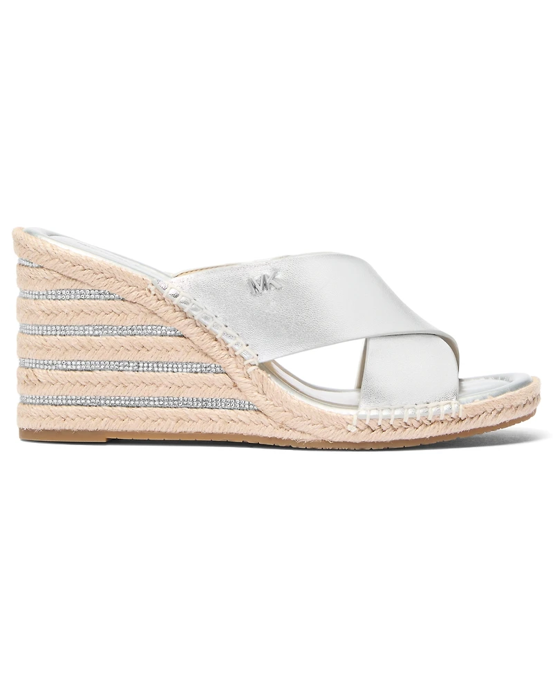 Michael Kors Women's Kenzie Slip- On Wedge Sandals