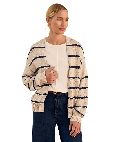 Celtic & Co. Women's Long Sleeve Drop Stitch Cardigan