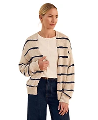 Celtic & Co. Women's Long Sleeve Drop Stitch Cardigan