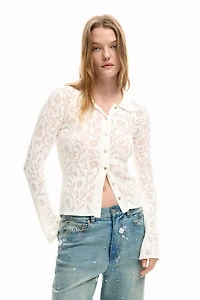 Desigual Women's Long Sleeve Knit Shirt