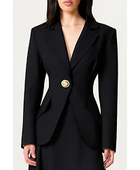 Nocturne Women's Sculpted Single-Button Tailored Jacket