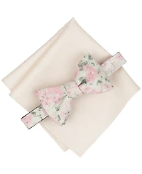 Bar Iii Men's Heron Floral Bow Tie and Pocket Square, 2-Piece Set, Macy's Exclusive