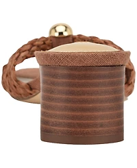 Nine West Women's Gerry Ornamented Slip-On Block Heel Dress Sandals