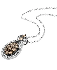 Le Vian Vanilla Diamond (0.19 ct. t.w.) & Chocolate Diamond (0.49 ct. t.w.) Pendant Necklace in 14k Vanilla Gold