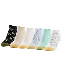 Gold Toe Women's Casual Low Tide Liner Socks, 6-Pack