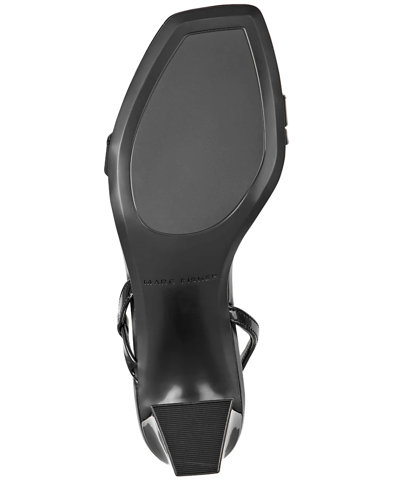 Marc Fisher Women's Gizia Strappy Block Heel Dress Sandals