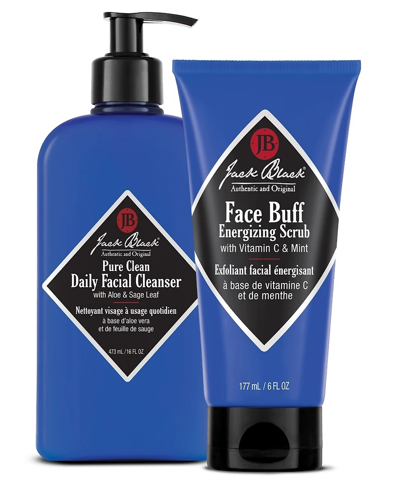 Jack Black 2-Pc. Men's Face Cleansing Essentials Set