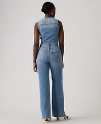 Levi's Women's Wide-Leg Denim Jumpsuit