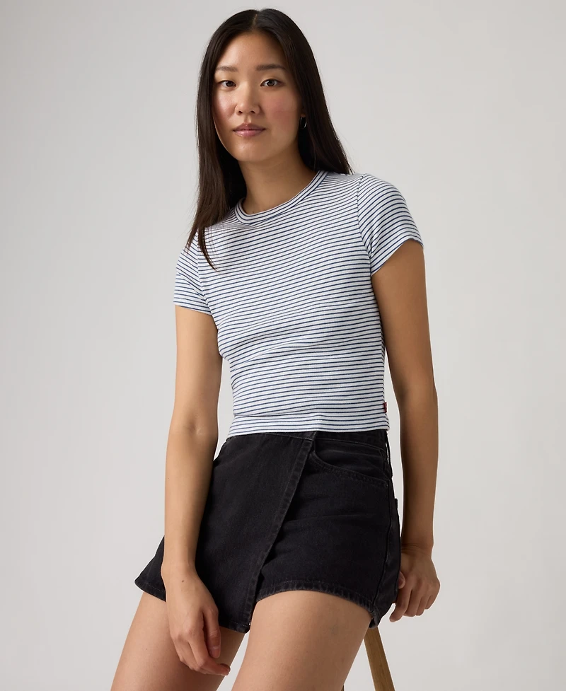 Levi's Women's Short-Sleeve Cropped Top