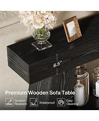 Tribesigns 70.9 Inch Long Console Tables, Farmhouse Entryway Table with Storage