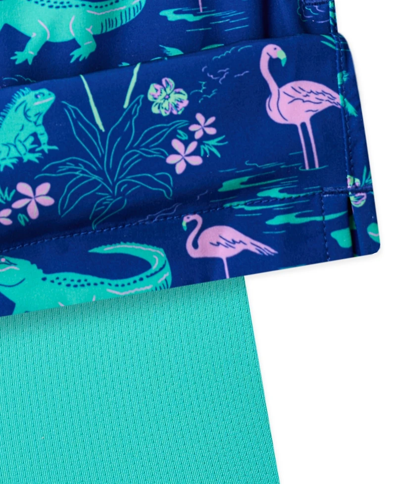 Chubbies Boys' 7-20 The Flock Parties Lined Swim Trunk