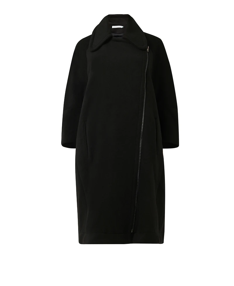 Leem Women's Boxy Biker Coat