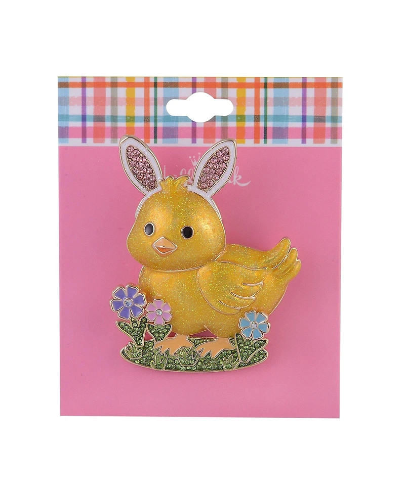 Hallmark Bunny Ear Chick Easter Pin