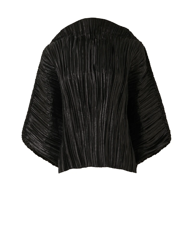 Leem Women's Plisse Batwing Top