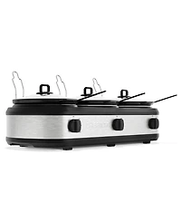 Chefman 2.5-Quart Each Triple Slow Cooker and Buffet Server