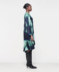 Leem Women's Printed Paneled Dress