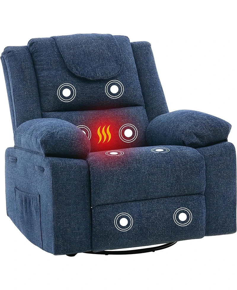 gaomon Adults Oversized Rocking Nursery Glider Recliner Chair