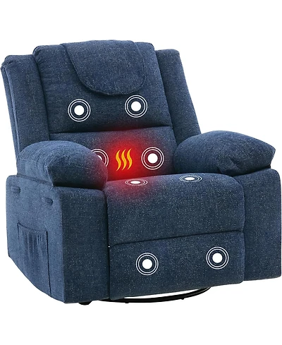 gaomon Adults Oversized Rocking Nursery Glider Recliner Chair